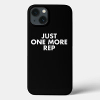 Just One More Rep Weightlifting Bodybuilding Gym T
