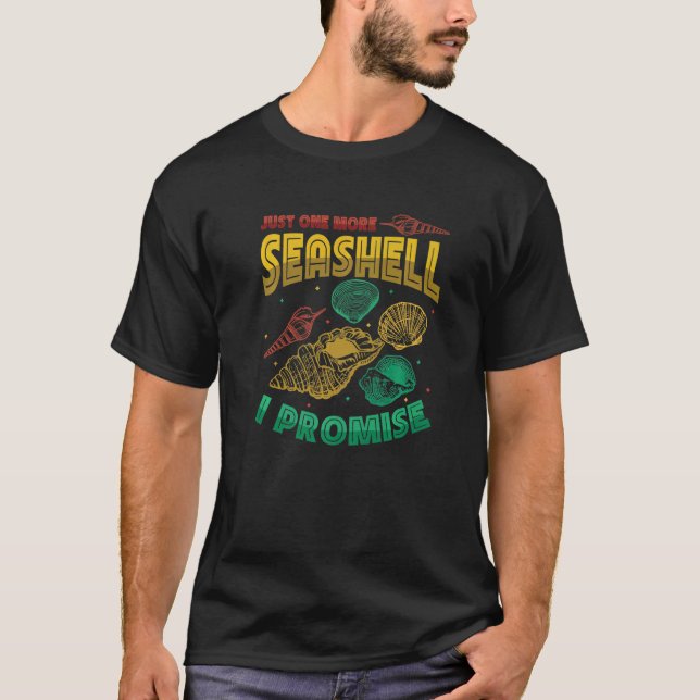 Just One More Seashell Collector Seashell   T-Shirt (Front)
