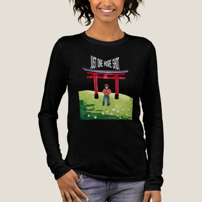 Just One More Shot Tri-Blend Shirt (Front)