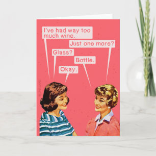 Just one more....wine card