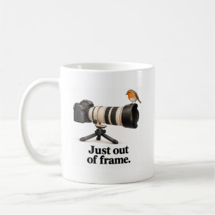 Just Out of Frame Bird Photography Humour Coffee Mug