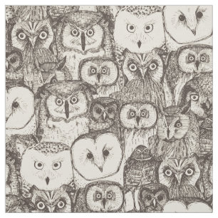 just owls natural fabric