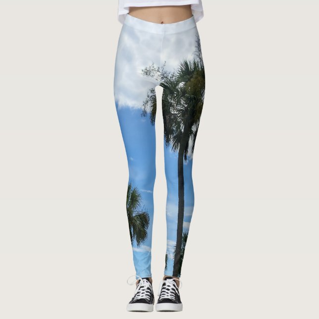 Just Palm Trees Leggings (Front)
