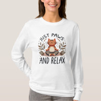 Just Paws and Relax Yoga Cat