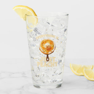 Just Peachy: Bichon Frise Food Art Glass