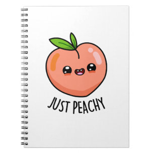Just Peachy Funny Peach Pun Notebook