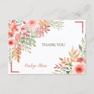 Just Peachy Thank You Card