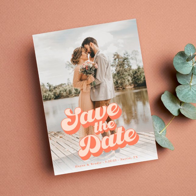 Just Peachy Wedding Save the Date (Creator Uploaded)