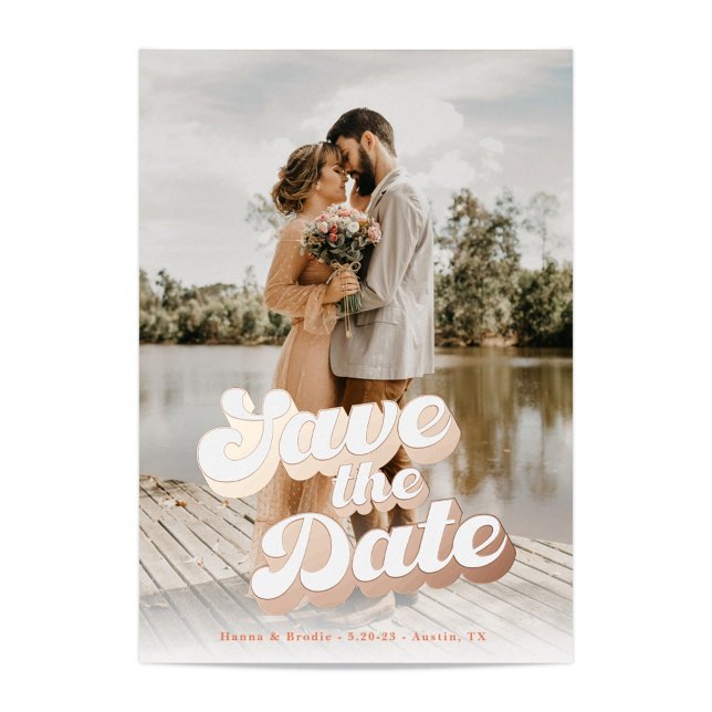 Just Peachy Wedding Save the Date (Creator Uploaded)