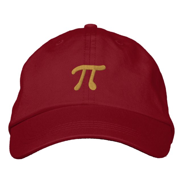 Just Pi Embroidered Hat (Front)