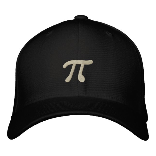Just Pi Embroidered Hat (Front)
