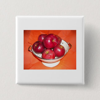 Just Picked Apples 15 Cm Square Badge