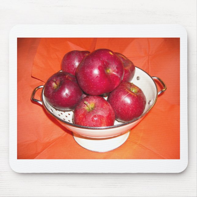 Just Picked Apples Mouse Pad (Front)
