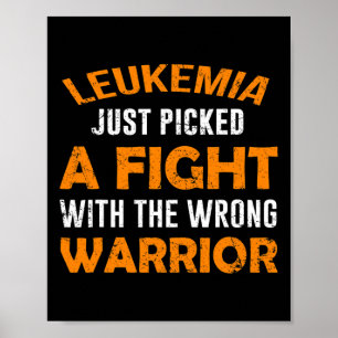 Just Picked The Wrong Warrior Poster