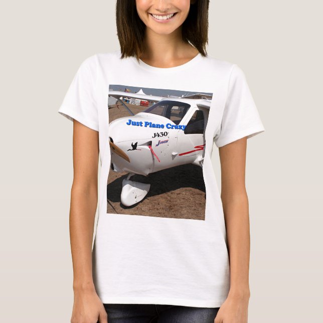 Just plane crazy: Jabiru ultralight T-Shirt (Front)