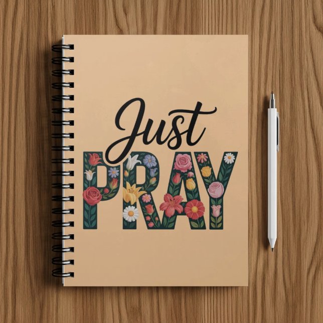 Just Pray. Christian faith notebook  (Creator Uploaded)