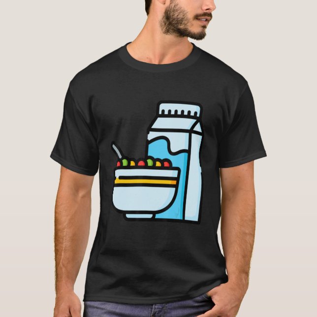 Just Really Like Breakfast Cereal OK Cereal 5 T-Shirt (Front)