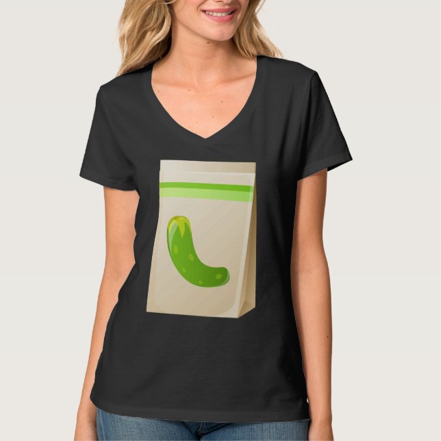 Just Really Like Cucumbers Cucumber Pickle Vegetab T-Shirt (Front)