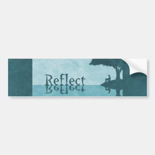 Just Reflect Bumper Sticker