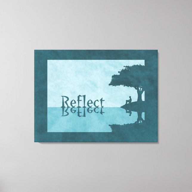 Just Reflect Canvas Print (Front)