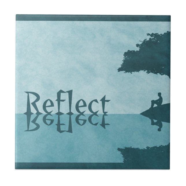 Just Reflect Decorative Tile (Front)