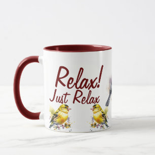 Just Relax/Bird Modern Mug