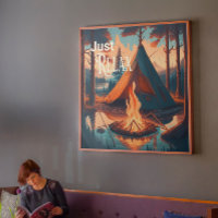 Just Relax | Camping themed  | Digital Art