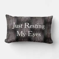 Just Resting My Eyes Abstract Rustic Dad Joke