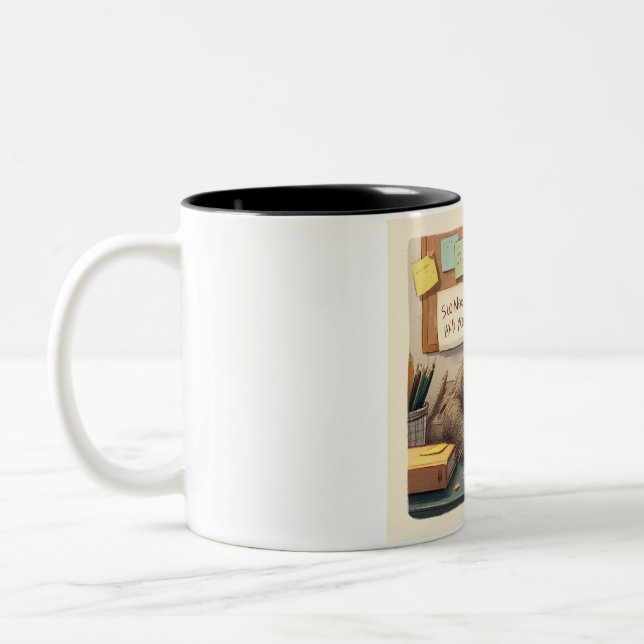 Just Resting My Eyes Two-Tone Coffee Mug (Left)