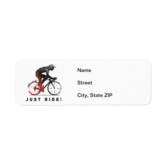 Just Ride! - A Cycling Design (Front)