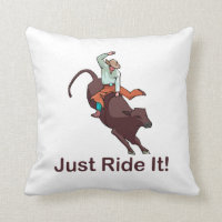 Just Ride It Cowboy and Bull