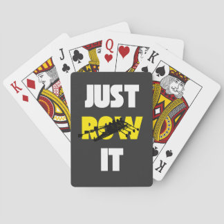 Just Row It - rowing gift Playing Cards