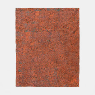 Just rust rust rusted iron metal fleece blanket