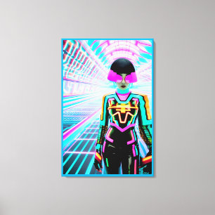 Just Saw the Movie Tron and Now I'm Like Canvas Print