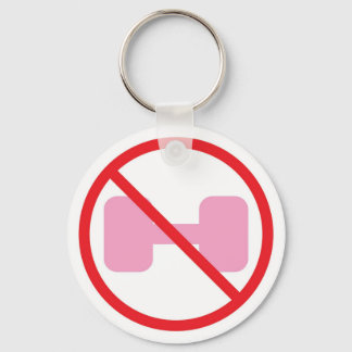 Just say NO keychain