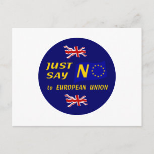 Just Say No Postcard