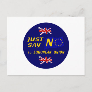 Just Say No Postcard