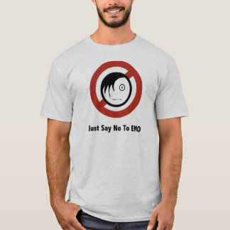 Just Say No To EMO Grey T-Shirt