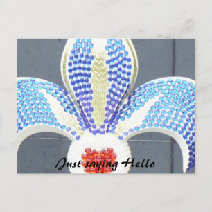 Just saying Hello Postcard