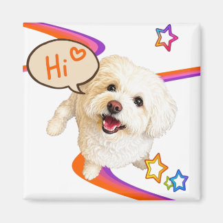 Just Saying "Hi" Magnet