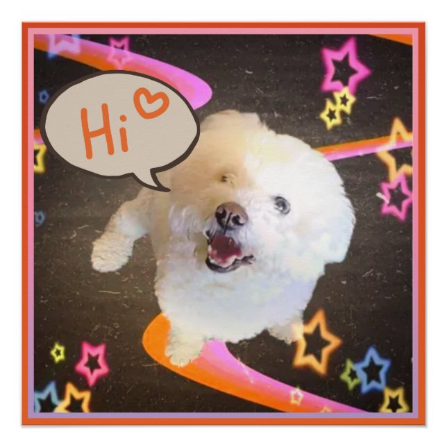 Just Saying "Hi"  Poster (Front)