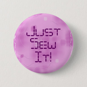 Just Sew It! 6 Cm Round Badge