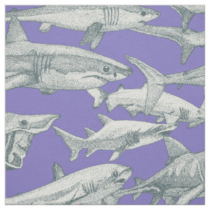 just sharks apatite lavender fabric
