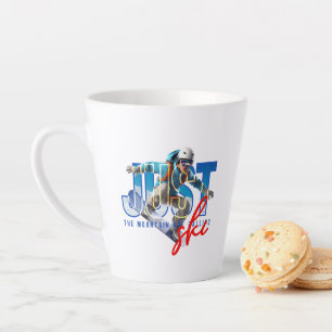 Just Ski   Latte Mug