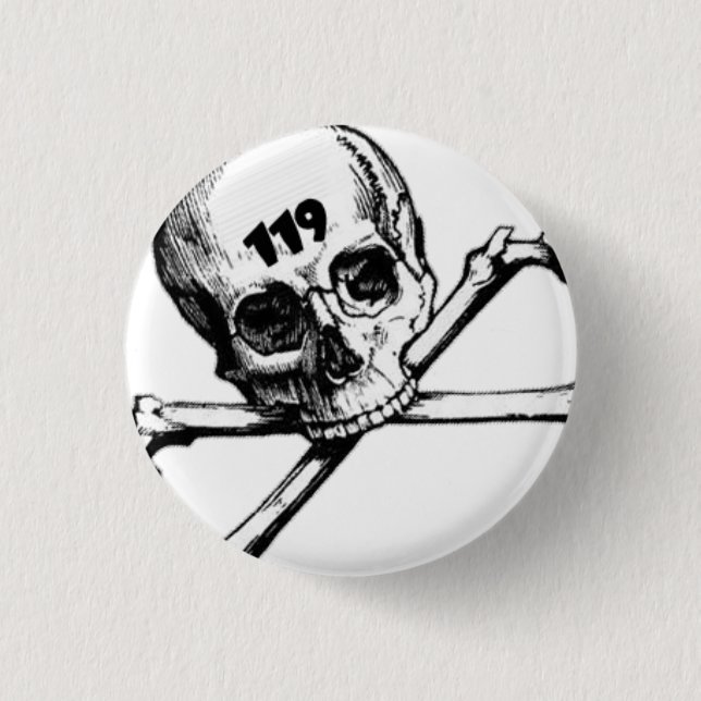 just-skull button (Front)