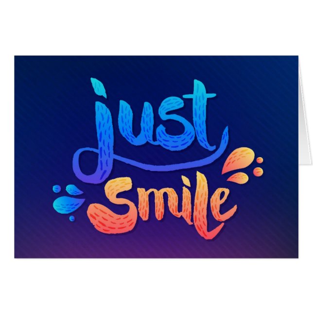 Just Smile (Front Horizontal)