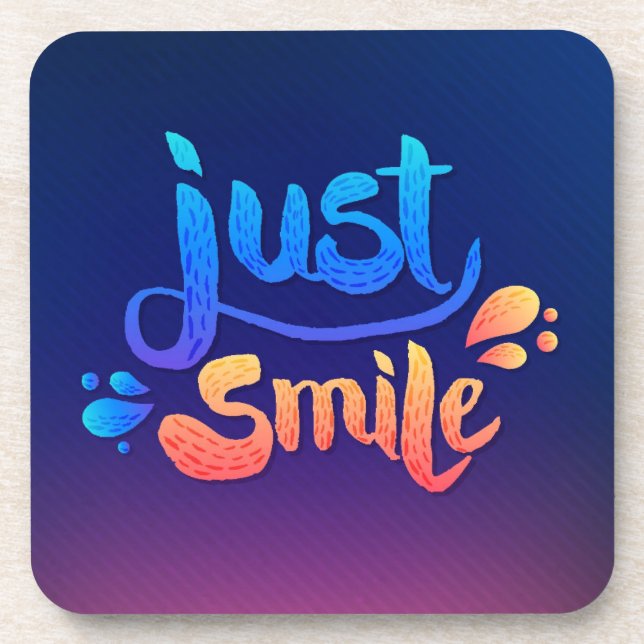Just Smile Coaster (Front)