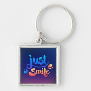Just Smile Key Ring