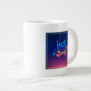Just Smile Large Coffee Mug