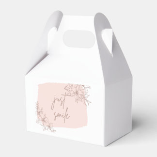 just smile package favour box
